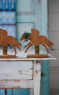 Vintage French Wooden Horse