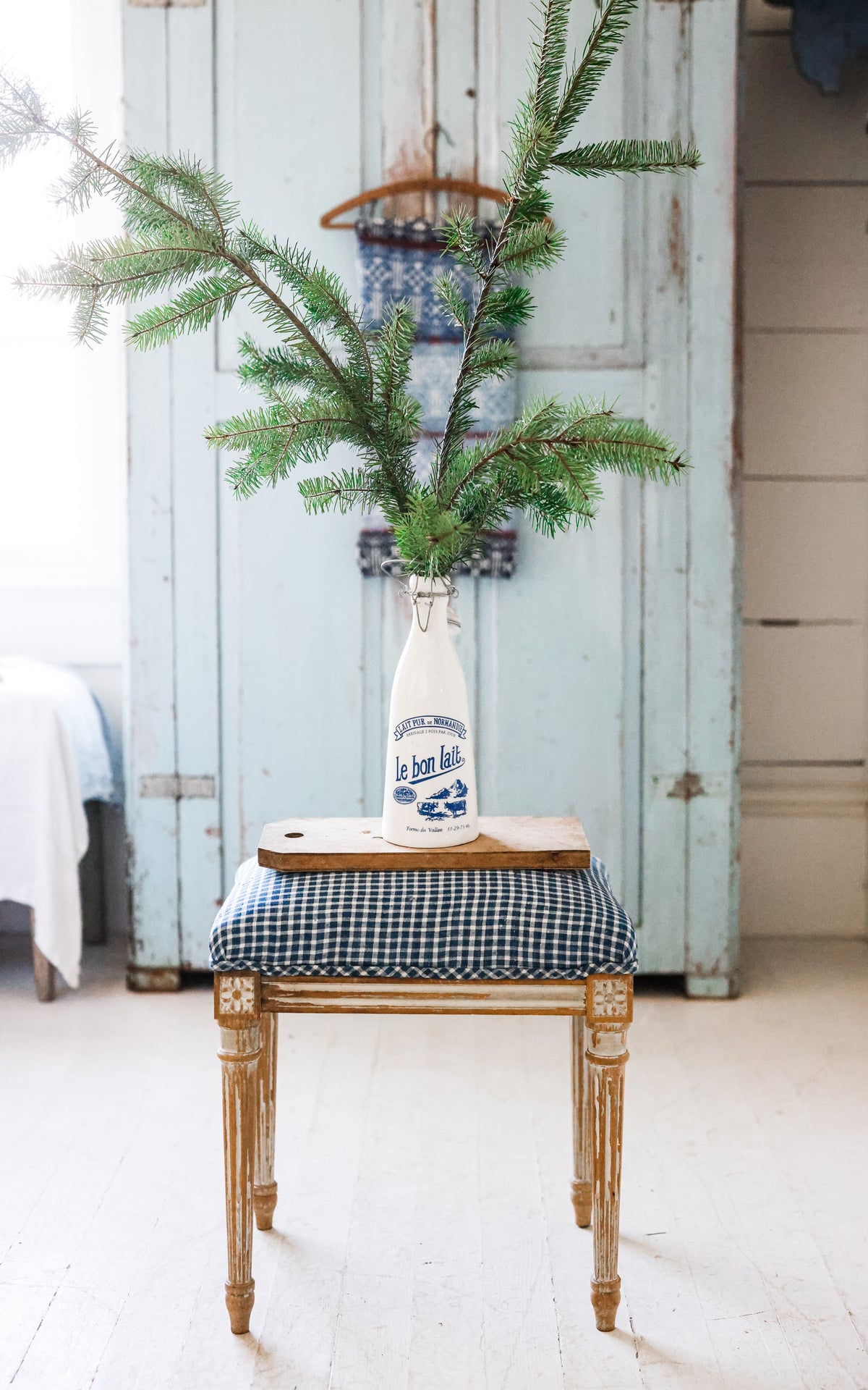 Vintage French Milk Bottle