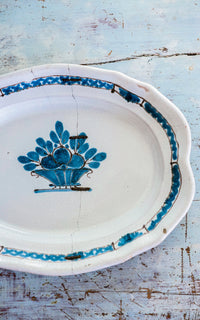 Vintage French Stoneware Platter