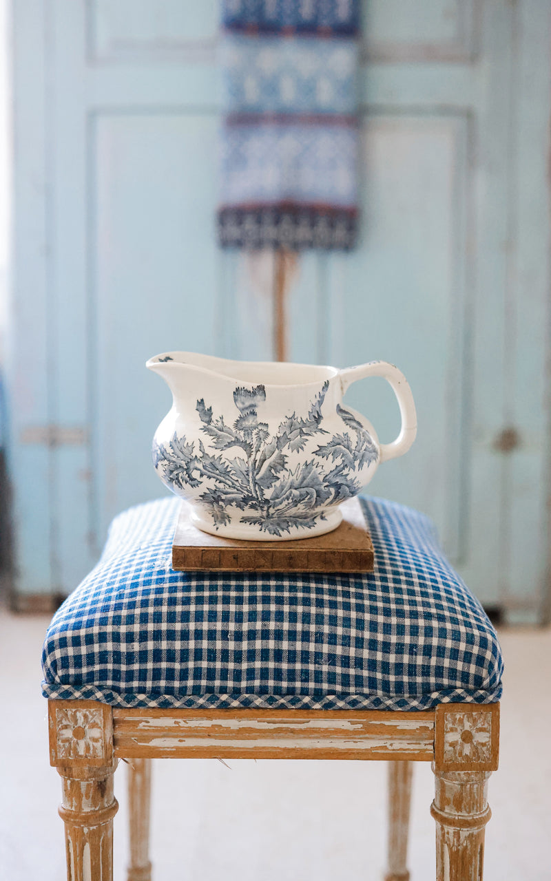 Vintage French Ironstone Pitcher