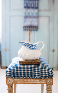 Vintage French Stoneware Pitcher