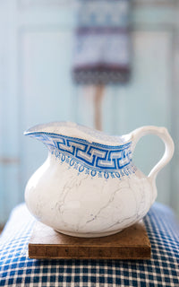Vintage French Stoneware Pitcher