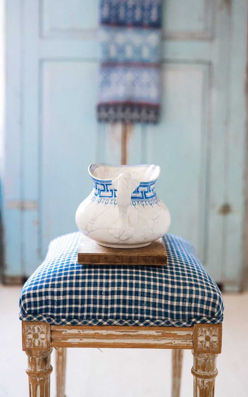 Vintage French Stoneware Pitcher