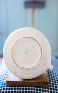 Vintage French Stoneware Pitcher