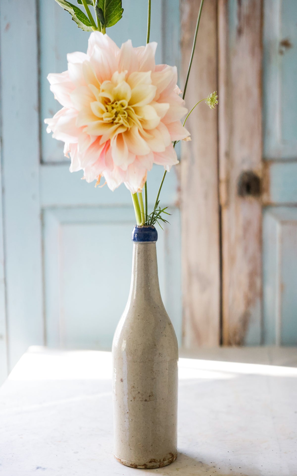 Vintage French Stoneware Bottle