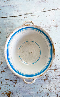 Vintage French Stoneware Bowl