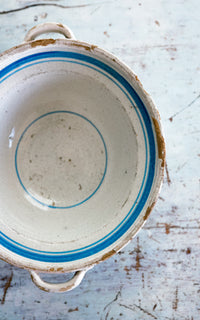 Vintage French Stoneware Bowl