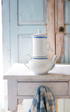 Vintage French Stoneware Coffee Pot