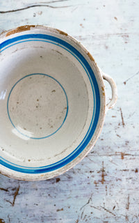 Vintage French Stoneware Bowl