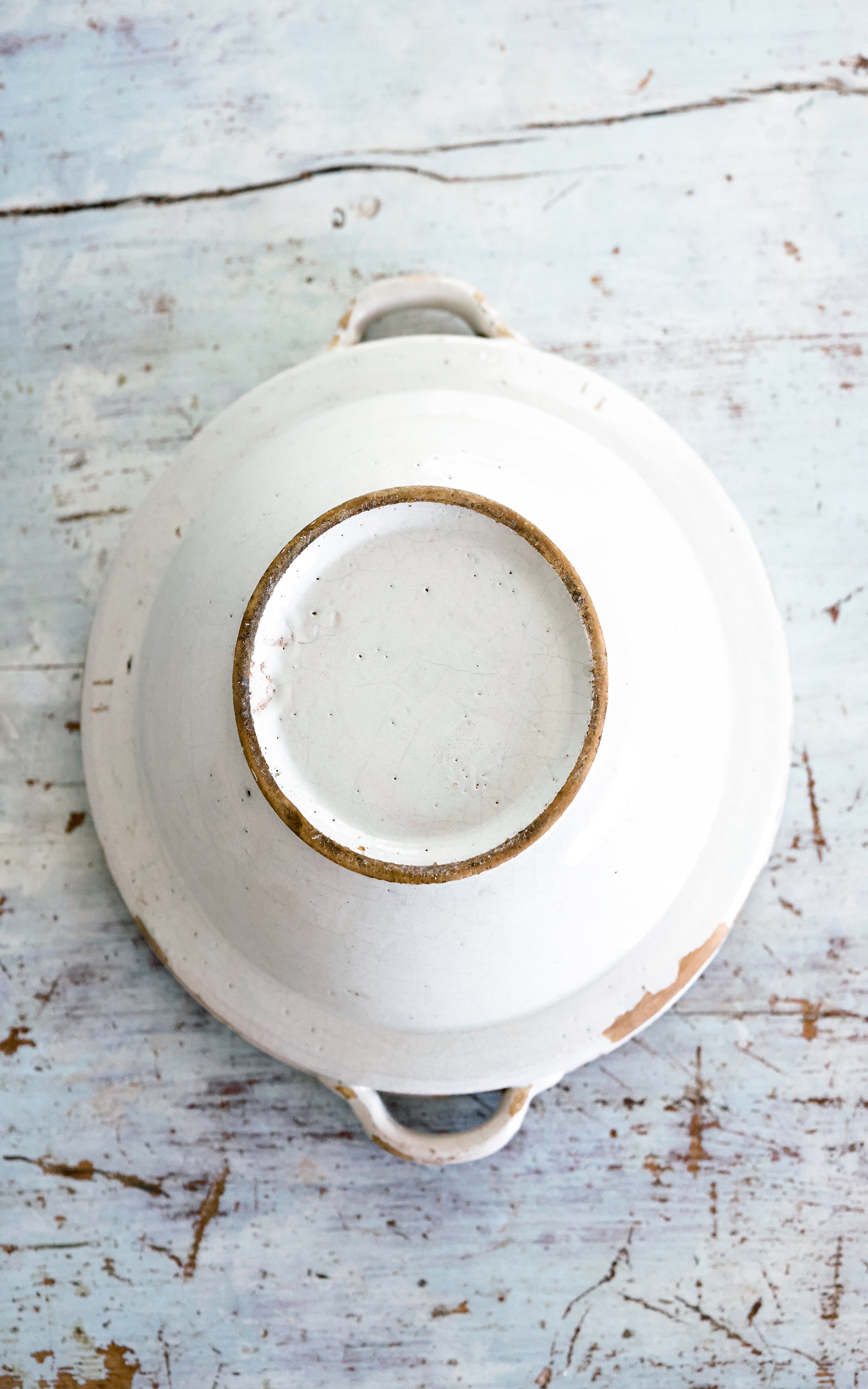 Vintage French Stoneware Bowl
