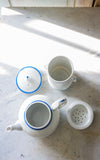 Vintage French Stoneware Coffee Pot