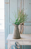 Vintage French Zinc Pitcher
