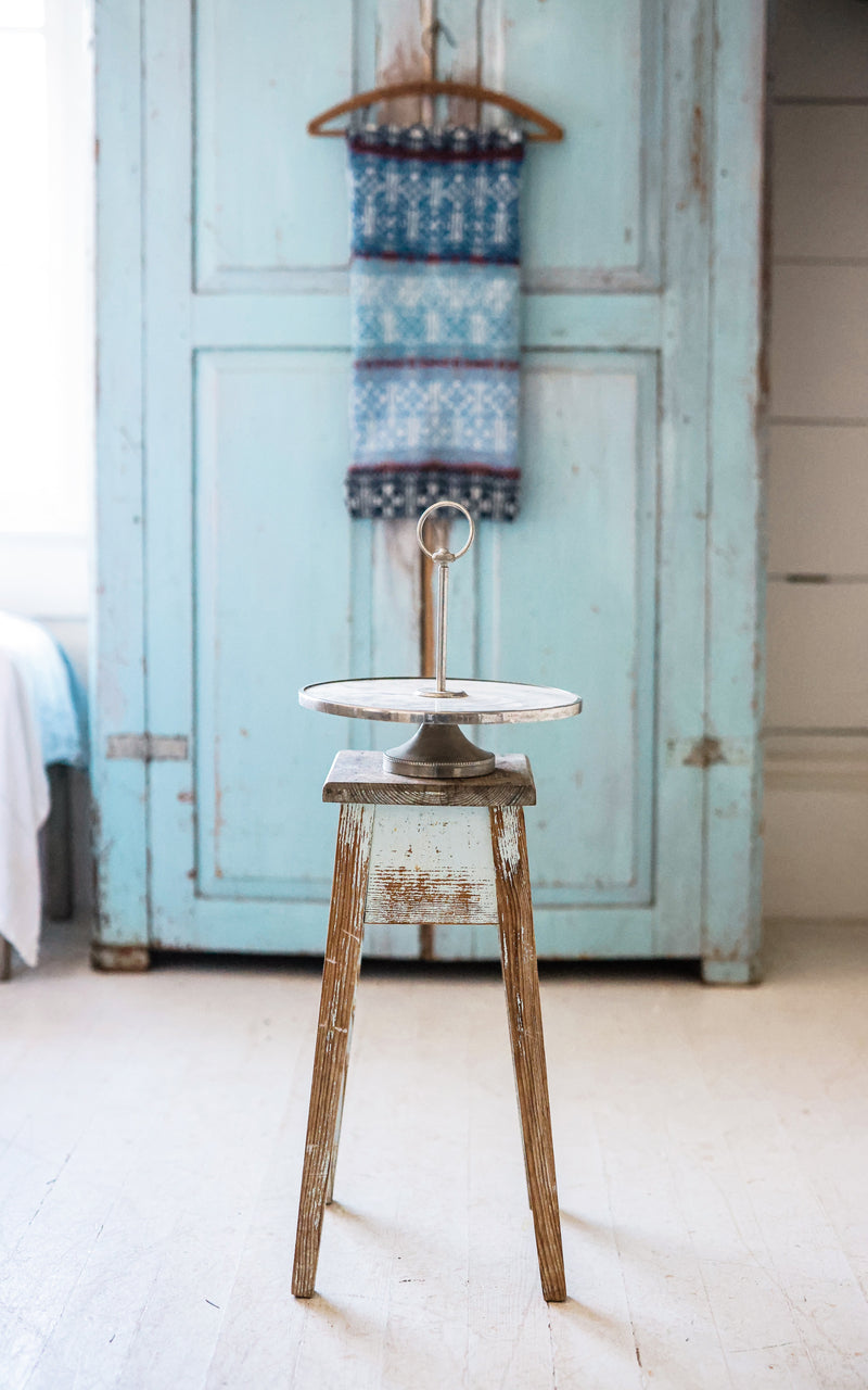 Vintage French Marble Patisserie Stand