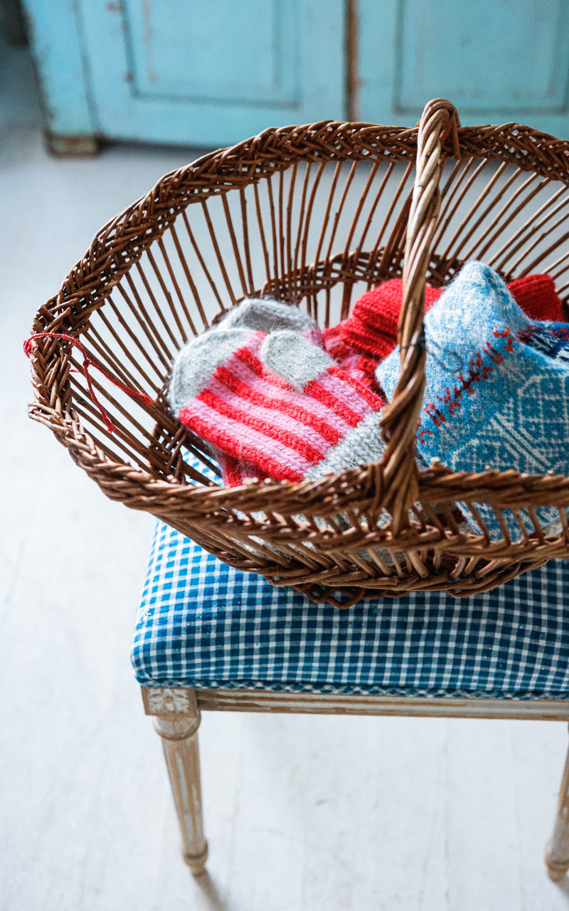 Vintage French Boulangerie Basket
