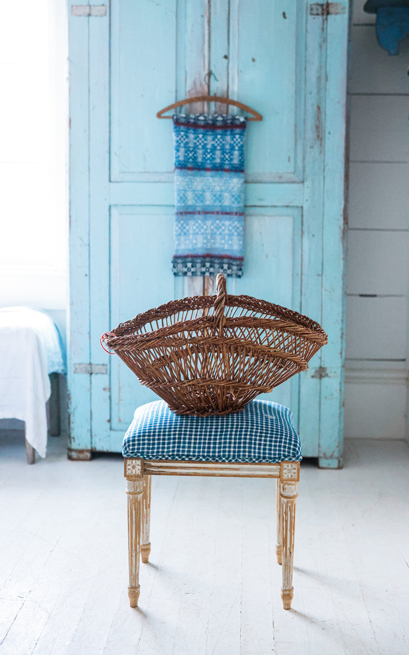 Vintage French Boulangerie Basket