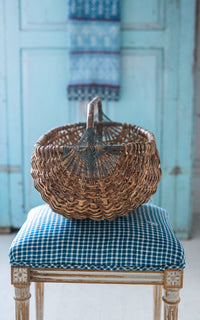 Vintage French Apple Basket