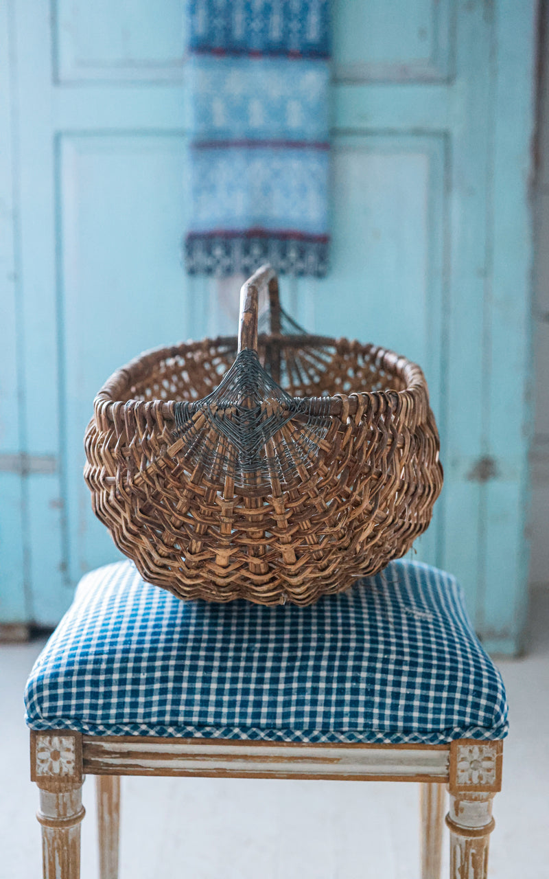 Vintage French Apple Basket