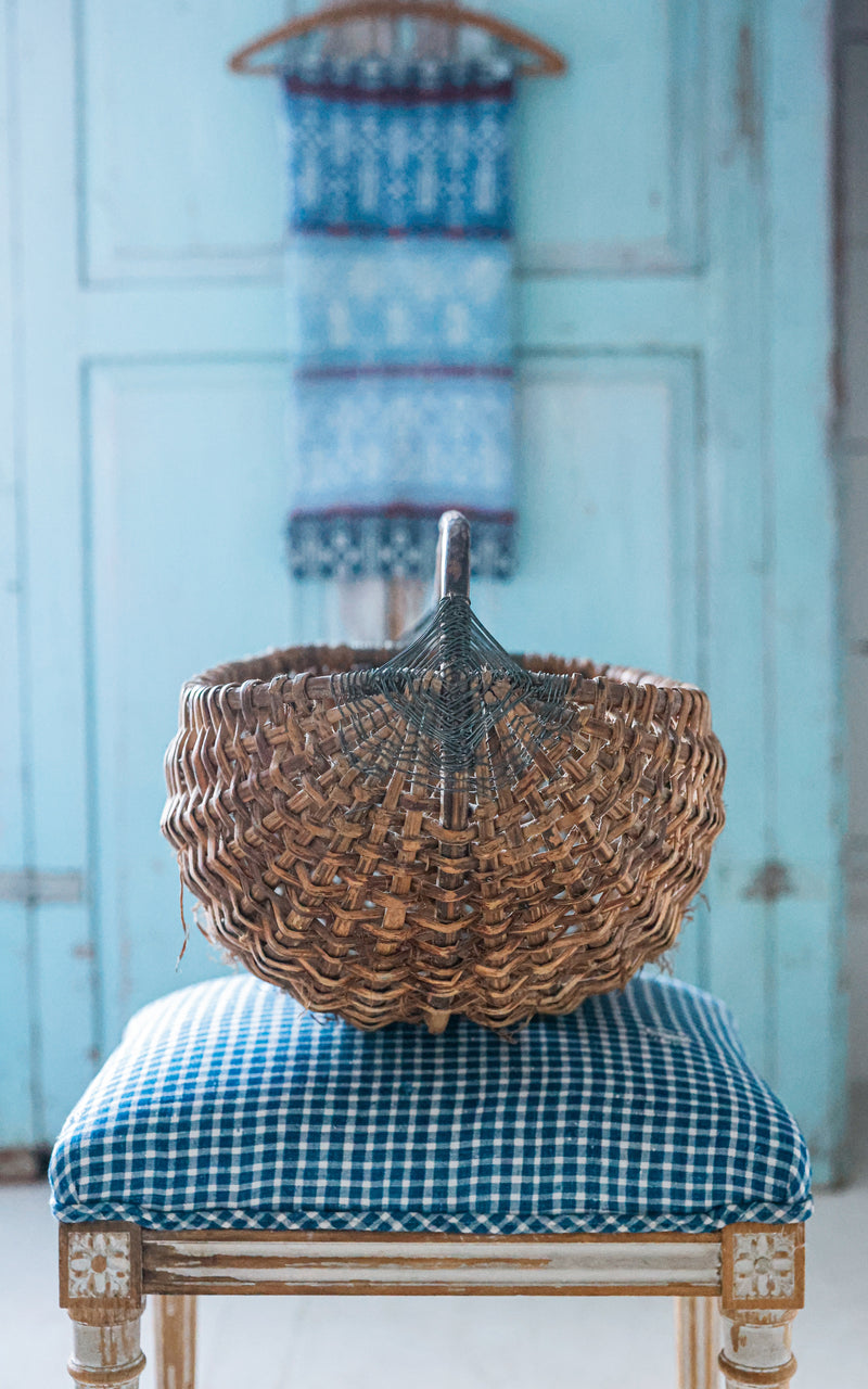 Vintage French Apple Basket