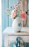 Vintage French Enamelware Pitcher
