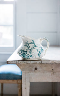 Vintage French Stoneware Pitcher