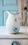 Vintage French Enamelware Pitcher