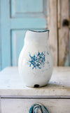 Vintage French Enamelware Pitcher
