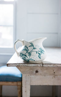 Vintage French Stoneware Pitcher