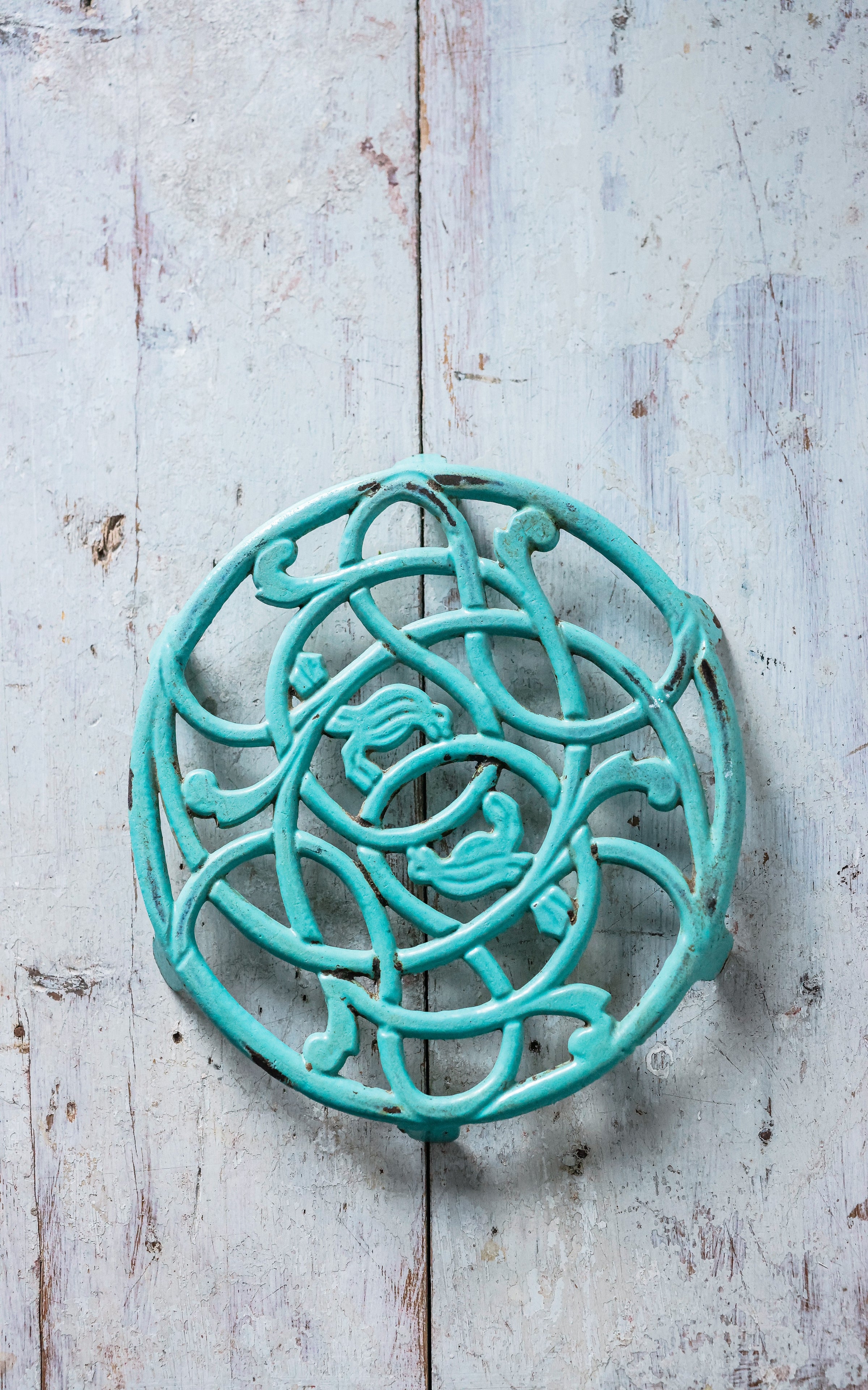 Vintage French Enamelware Trivet