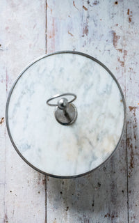 Vintage French Marble Patisserie Stand