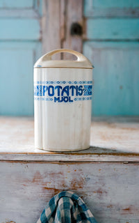 Vintage Stoneware Swedish Canister