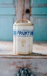 Vintage Swedish Stoneware Canister