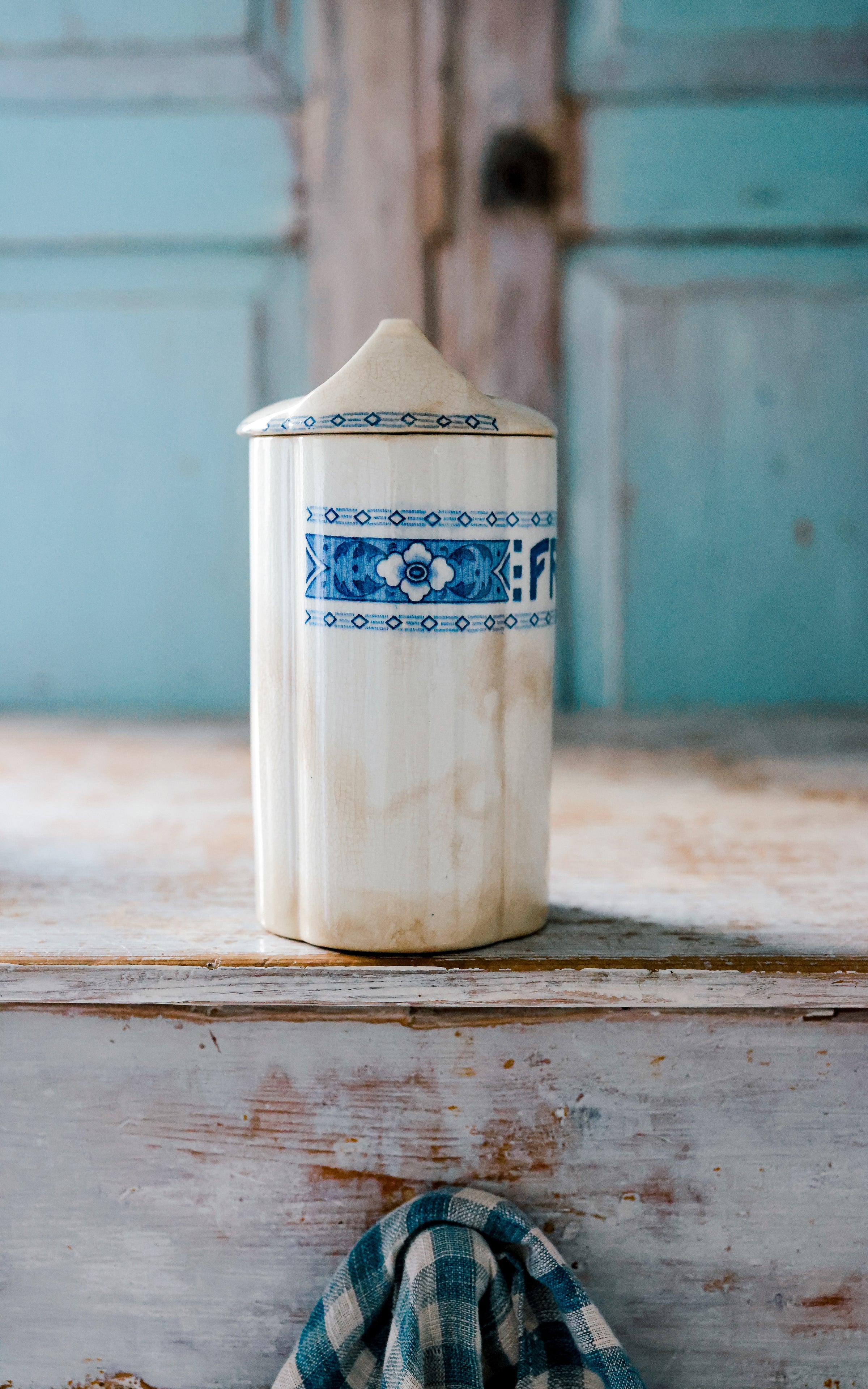 Vintage Swedish Stoneware Canister