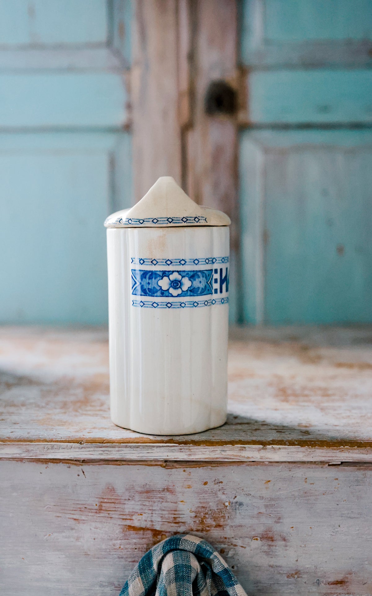 Vintage Swedish Stoneware Canister