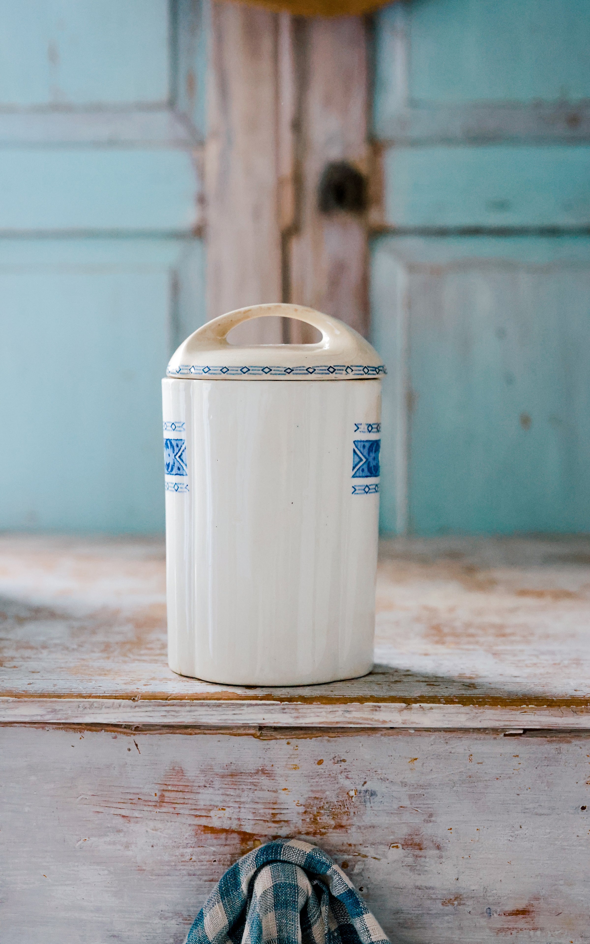 Vintage Swedish Stoneware Canister
