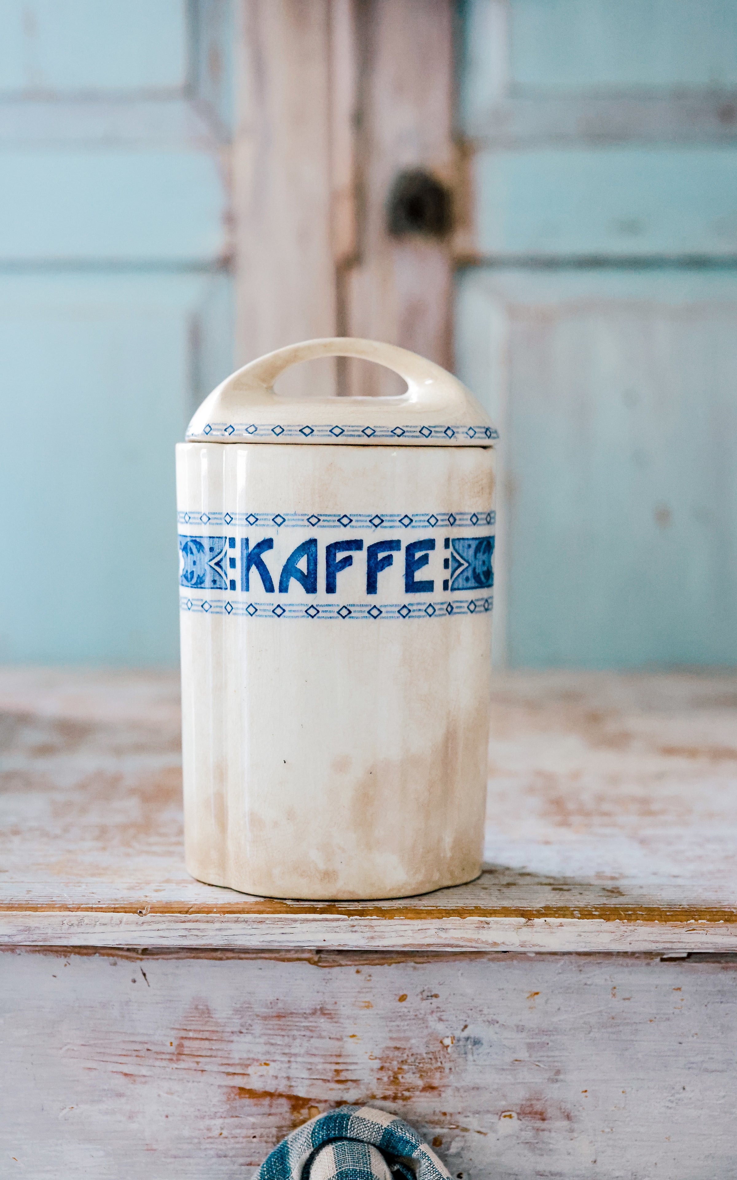 Vintage Swedish Stoneware Canister