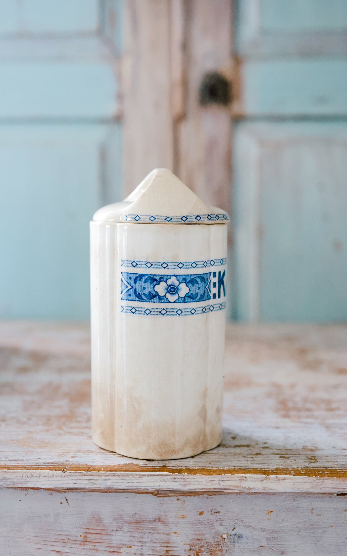 Vintage Swedish Stoneware Canister