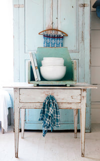 Vintage French Laundry Bench