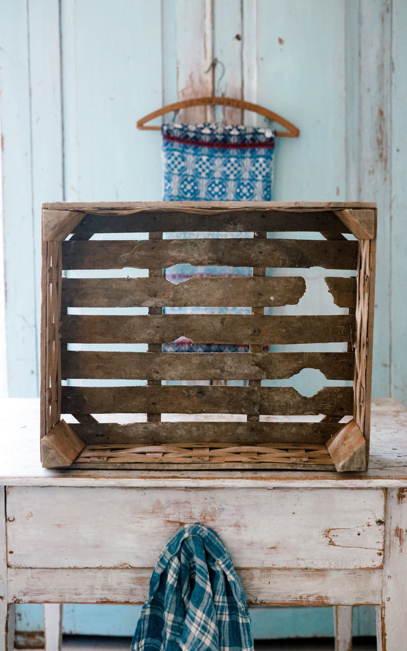 Vintage French Farm Crate