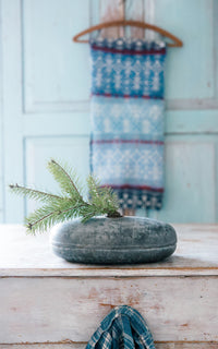 Vintage French Zinc Bed Warmer