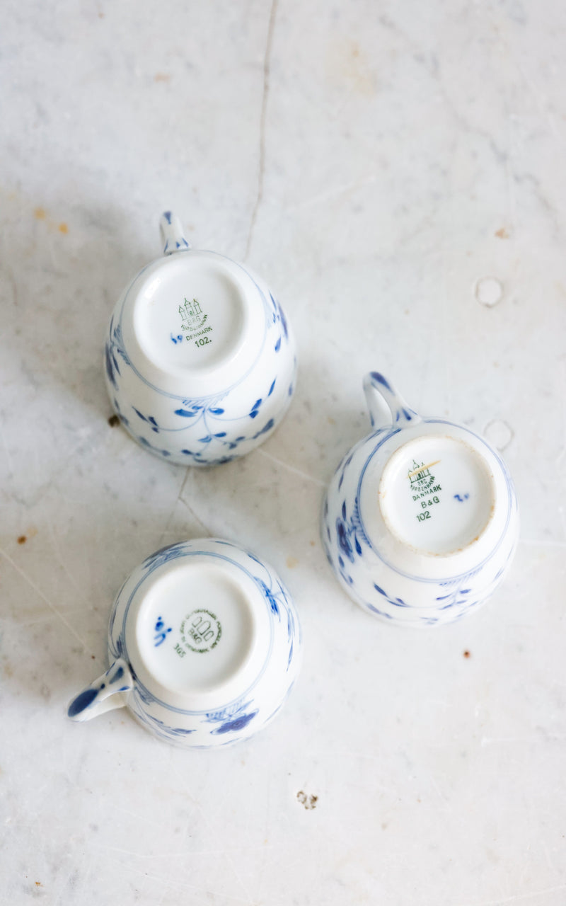 Set of Three Vintage  Cups