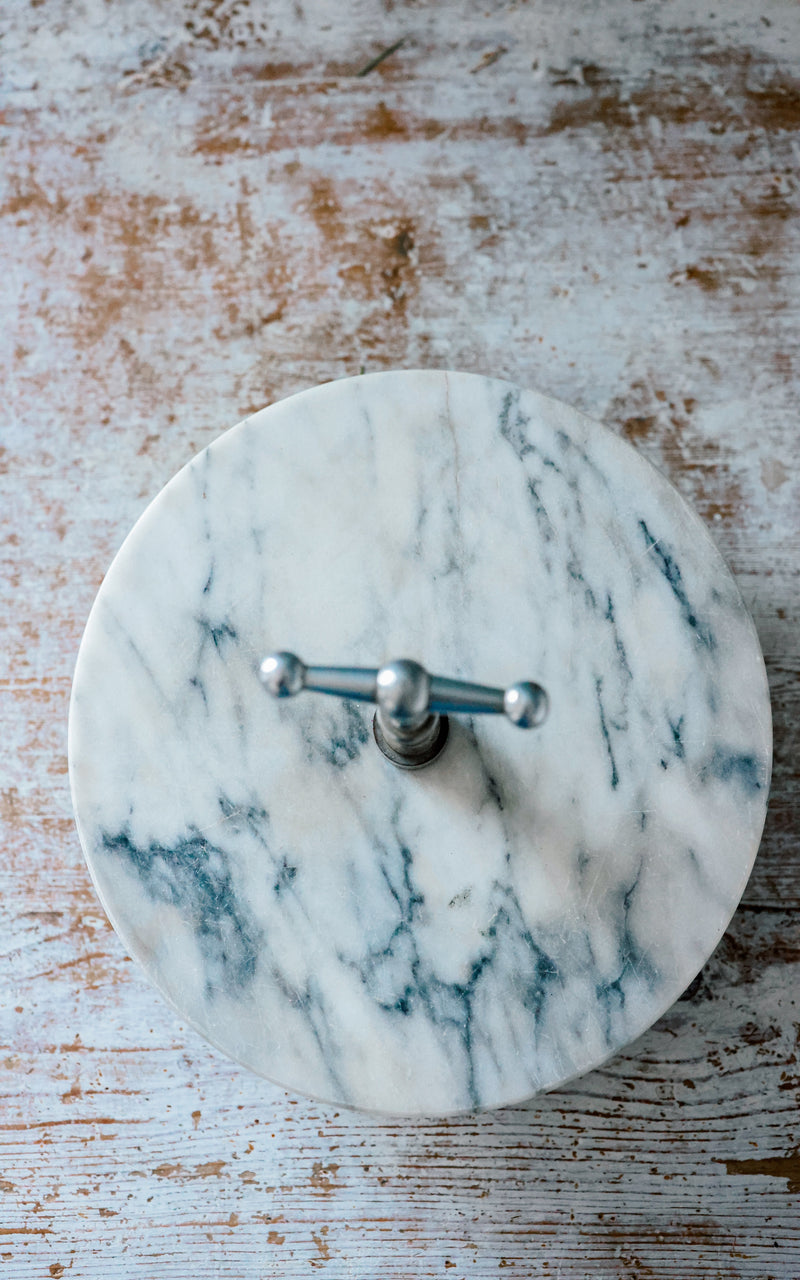 Vintage French  Patisserie  Marble Stand