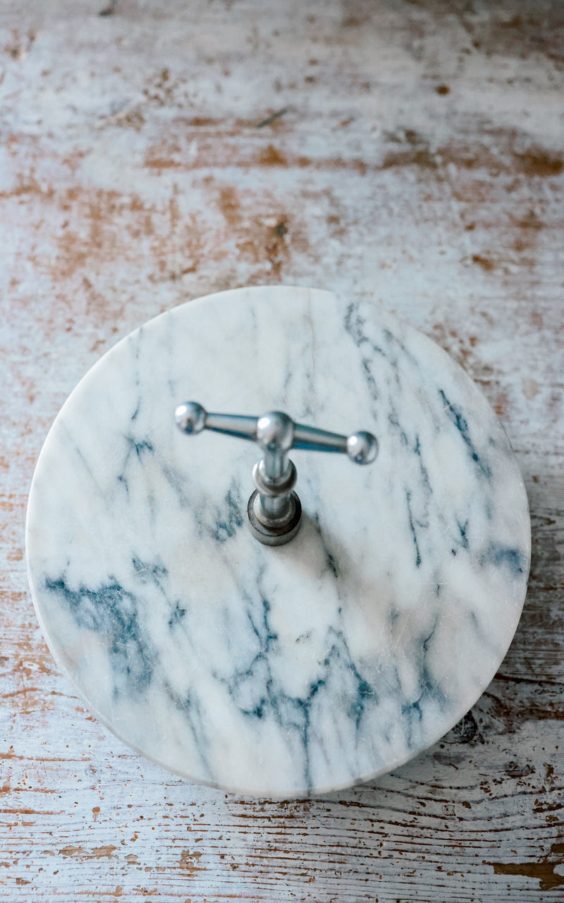 Vintage French  Patisserie  Marble Stand