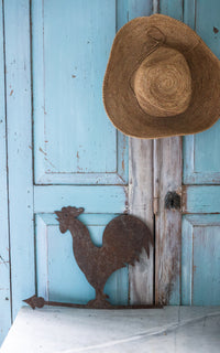 Vintage French Metal Rooster