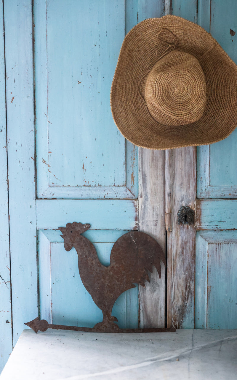 Vintage French Metal Rooster