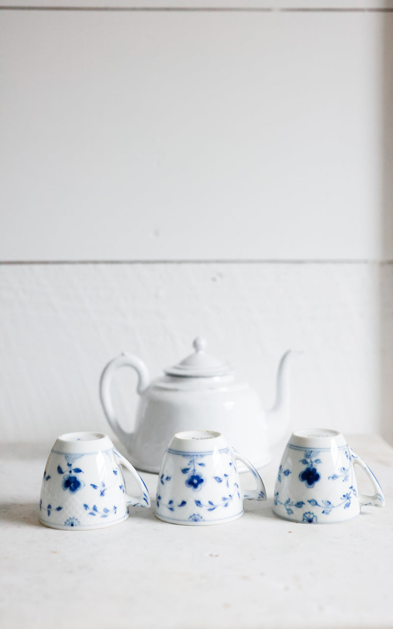 Set of Three Vintage  Cups