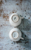 Pair of Vintage French Ironstone Cups