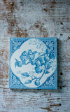 Vintage French Stoneware Trivet Tile