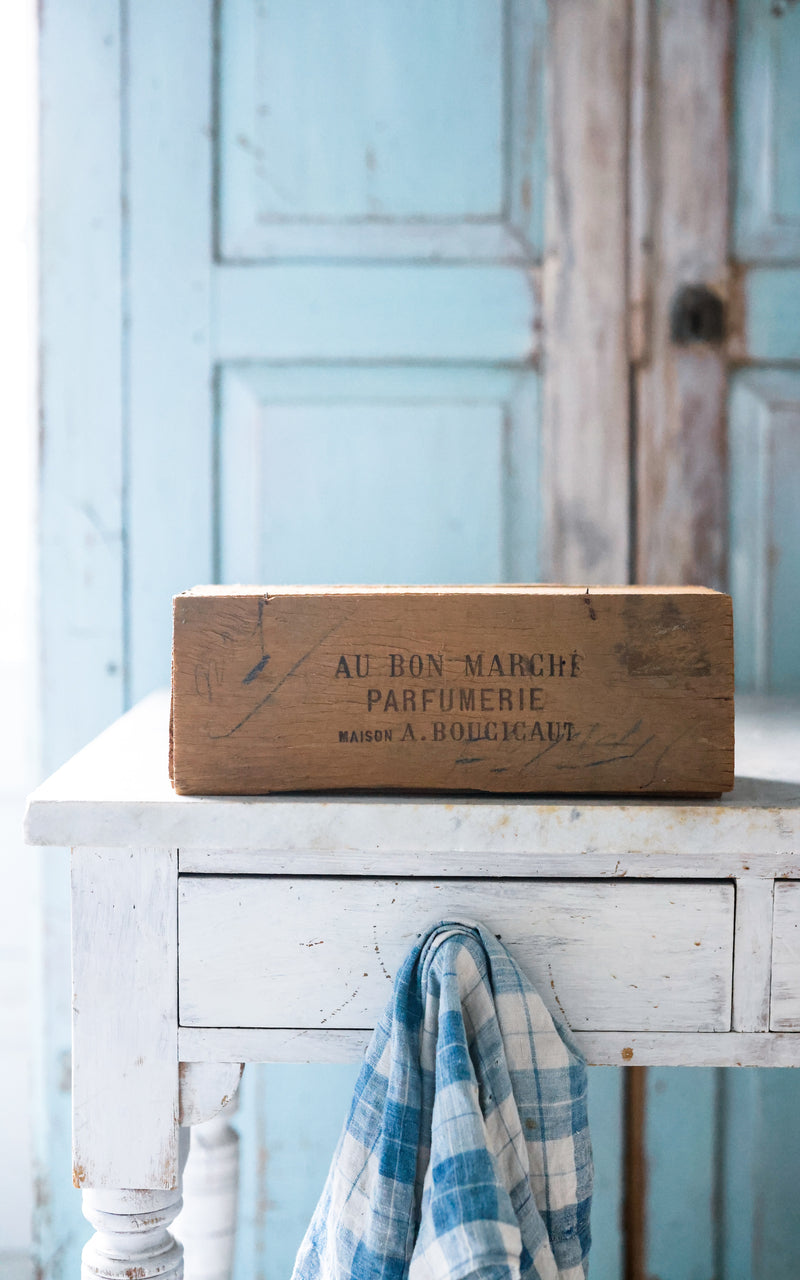 Vintage French Wooden Box