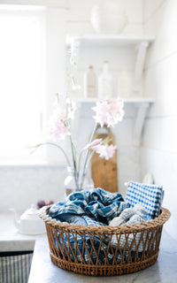 Vintage French Boulangerie Basket