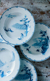 Set of Five Vintage French Plates